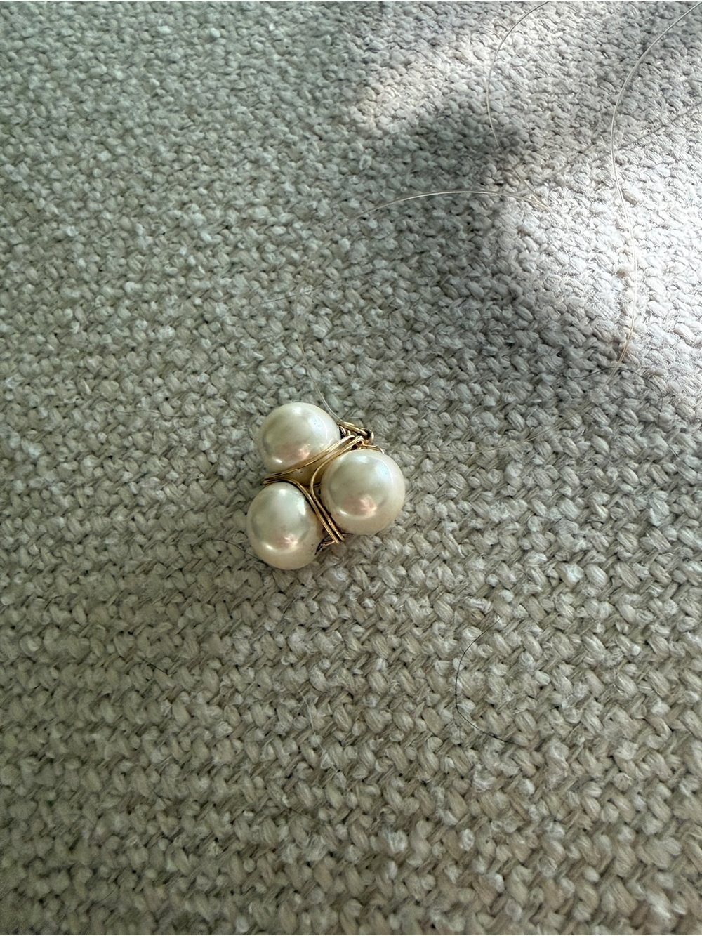 Handmade Floating Pearl Pendant Necklace - Picture 5 of 6